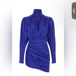 Ronny kobo Virgo keyhole mini dress